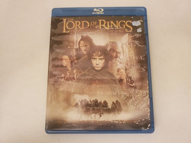 Blu-Ray Lord of the Rings The Fellowship of the Ring video game