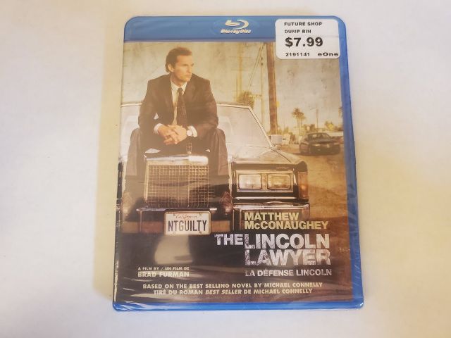 Blu-Ray The Lincoln Lawyer video game