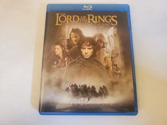Blu-Ray Lord of the Rings The Fellowship of the Ring video game