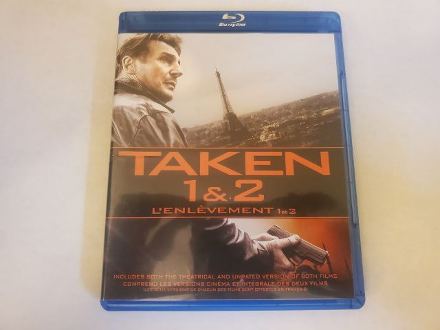 Blu-Ray Taken 1 & 2 video game