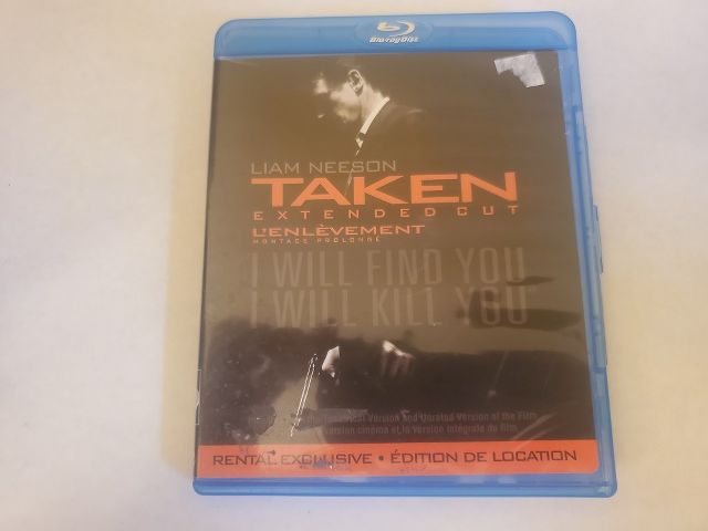 Blu-Ray Taken Extended Cut video game