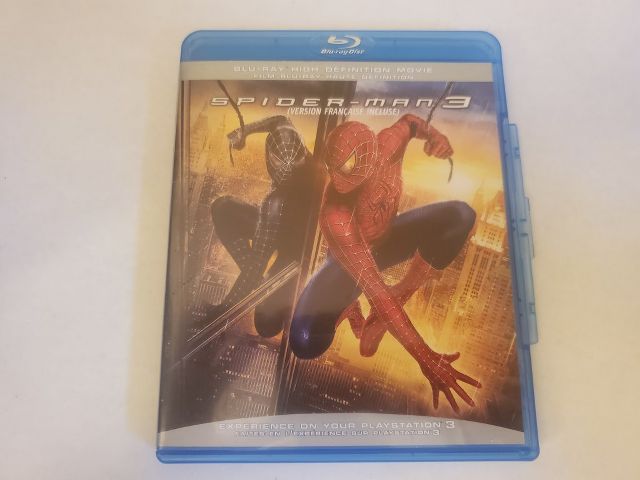 Blu-Ray Spider Man 3 video game