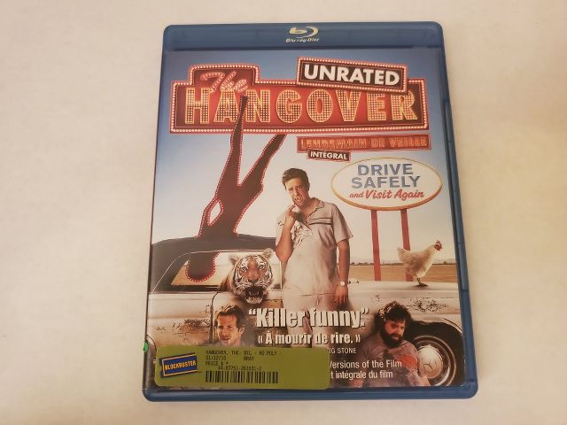 Blu-Ray The Hangover Unrated video game