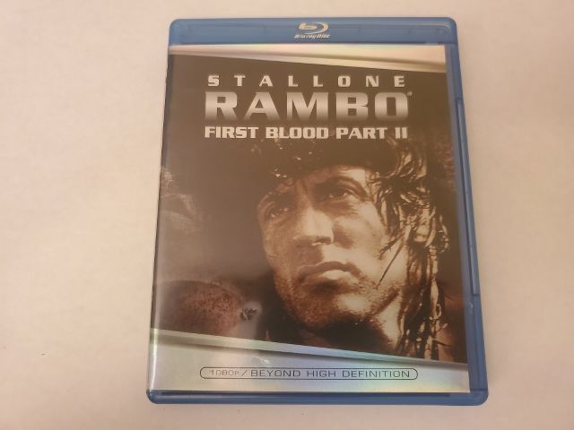 Blu-Ray Stallone Rambo First Blood Part II video game