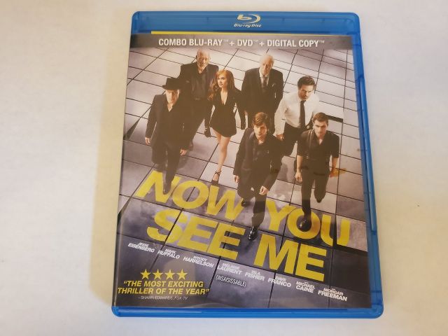 Blu-Ray Now You See Me video game