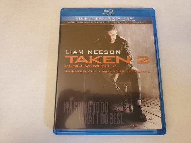 Blu-Ray Taken 2 Unrated Cut video game