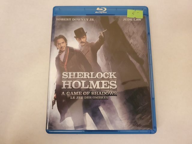 Blu-Ray Sherlock Holmes A Game of Shadows video game