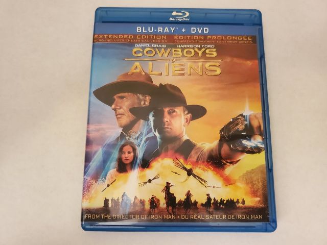 Blu-Ray Cowboys & Aliens video game