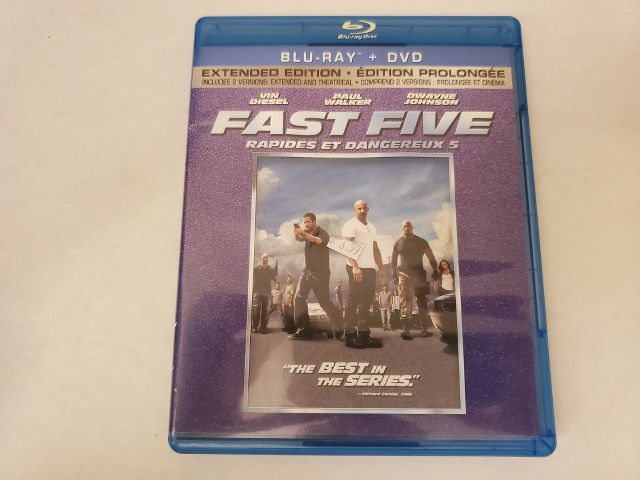 Blu-Ray Fast Five video game