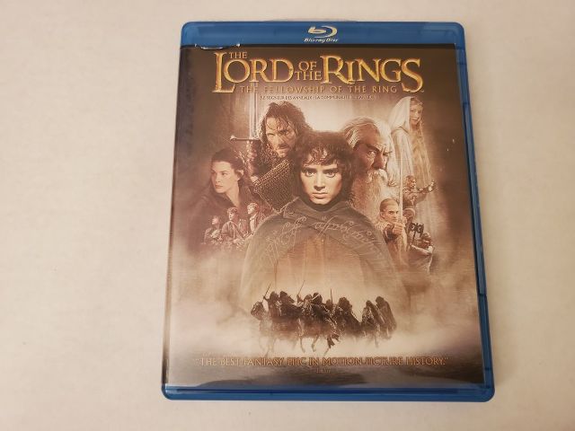 Blu-Ray Lord of the Rings The Fellowship of the Ring video game