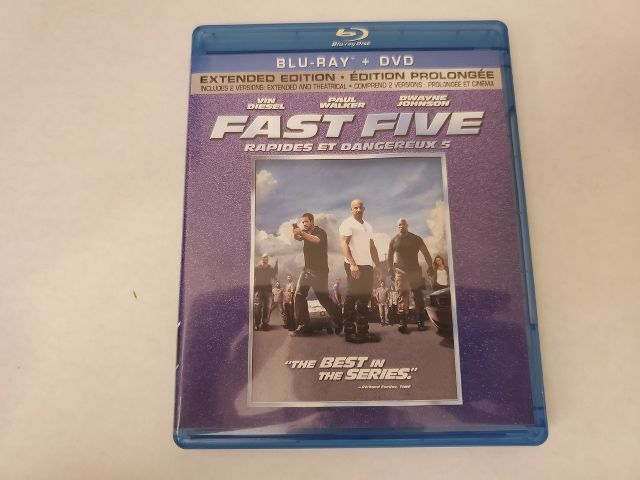 Blu-Ray Fast Five video game