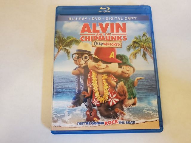 Blu-Ray Alvin and the Chipmunks Chip Wrecked video game