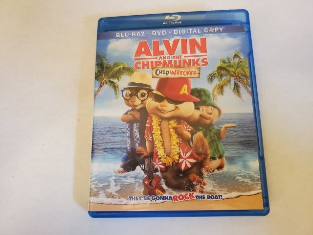 Blu-Ray Alvin and the Chipmunks Chip Wrecked video game