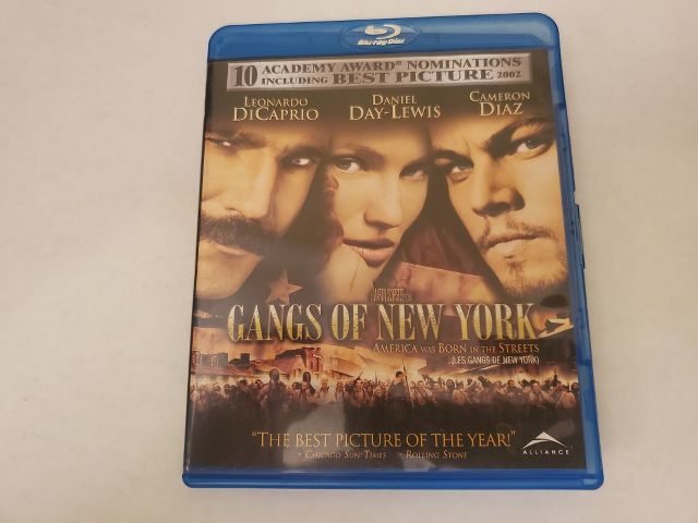 Blu-Ray Gangs of New York video game