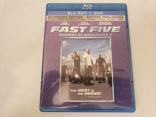 Blu-Ray Fast Five Extended Edition video game