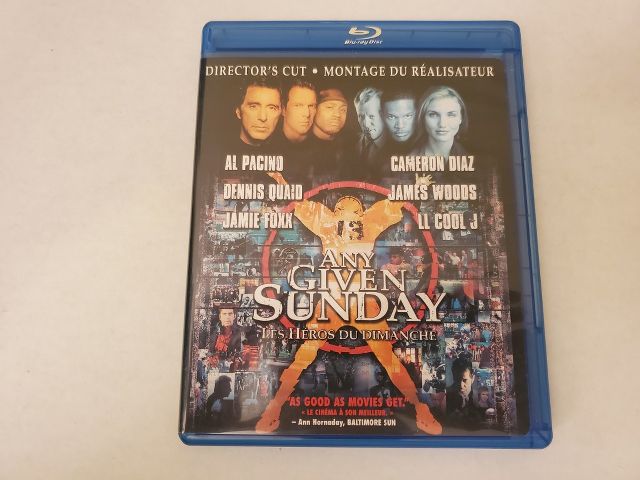 Blu-Ray Any Given Sunday video game