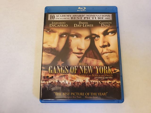 Blu-Ray Gangs of New York video game