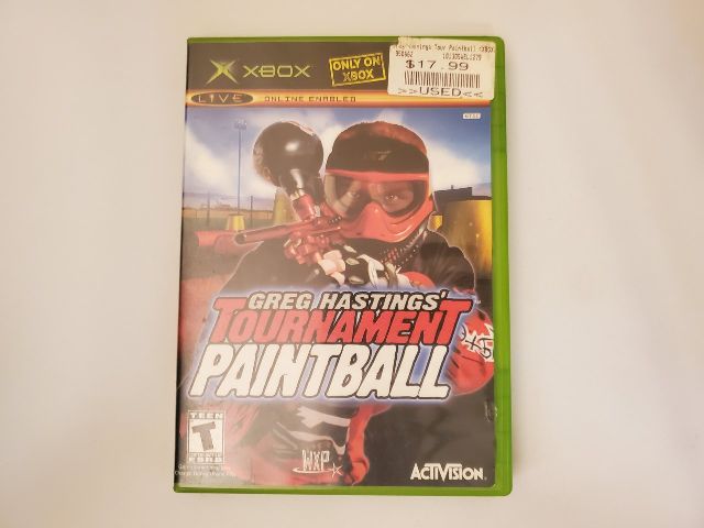 Microsoft Xbox Greg Hastings Tournament Paintball video game