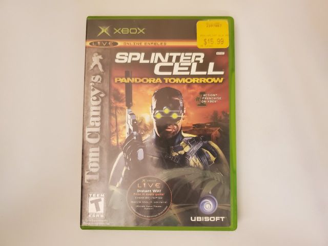 Microsoft Xbox Tom Clancy's Splinter Cell: Pandora Tomorrow video game