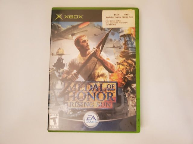 Microsoft Xbox Medal of Honor Rising Sun video game