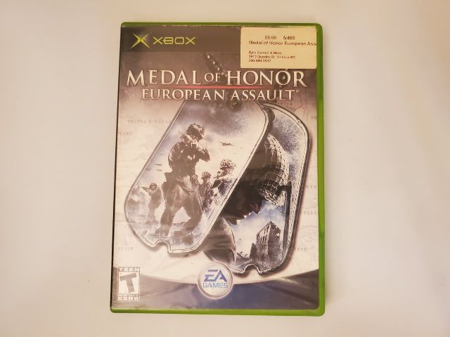 Microsoft Xbox Medal of Honor European Assault video game