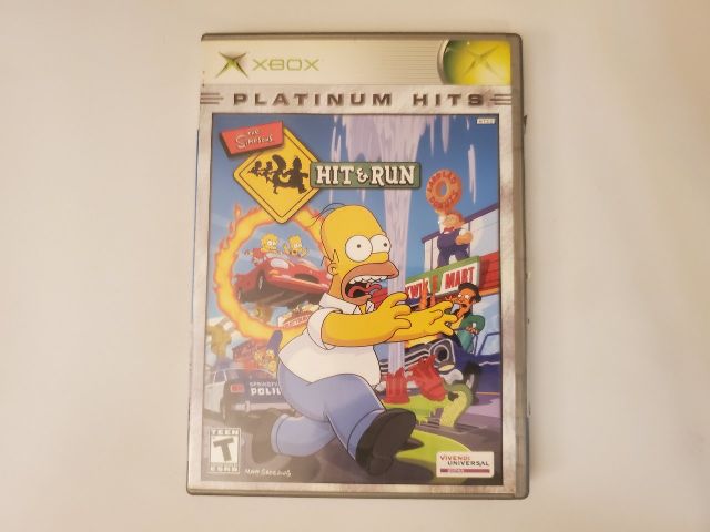 Microsoft Xbox The Simpsons Hit & Run Platinum Hits video game