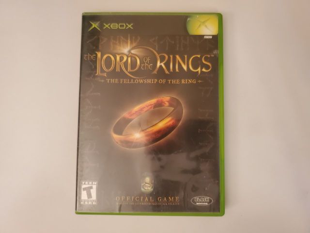 Microsoft Xbox The Lord of the Rings The Fellowship of the Ring video game
