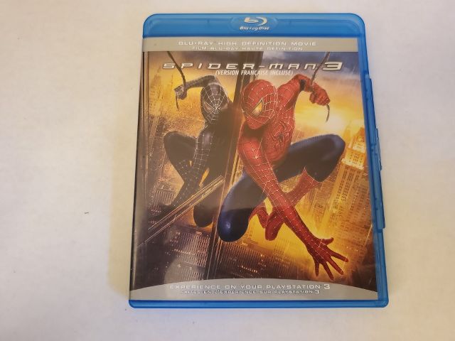 Blu-Ray Spider Man 3 video game