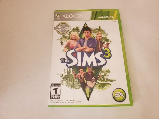 Microsoft Xbox 360 The Sims 3 Platinum Hits video game