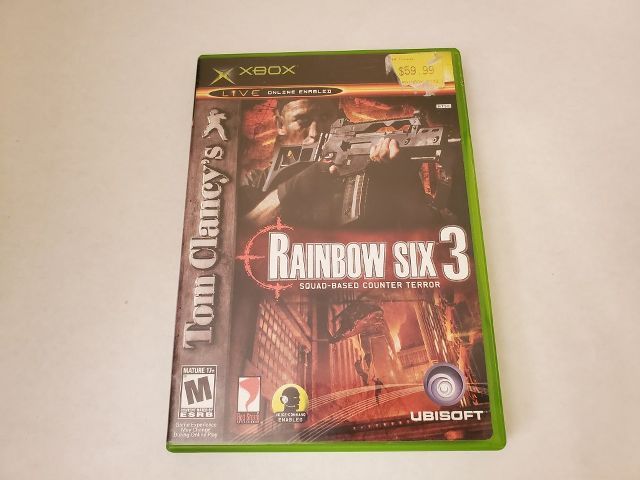 Microsoft Xbox Rainbow Six 3 video game