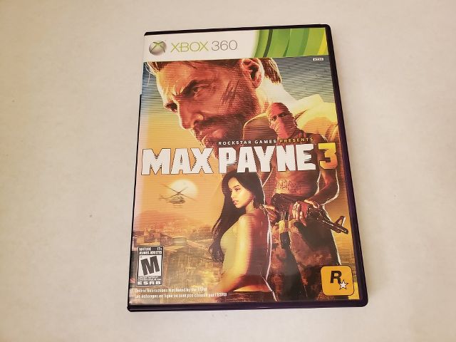 Microsoft Xbox 360 Max Payne 3 video game
