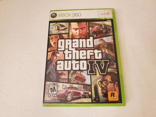 Microsoft Xbox 360 Grand Theft Auto IV video game