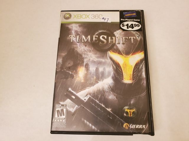 Microsoft Xbox 360 Time Shift video game