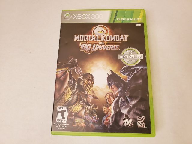 Microsoft Xbox 360 Mortal Kombat vs DC Universe Platinum Hits video game