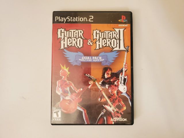 Sony Playstation 2 Guitar Hero & Guitar Hero II Dual Pack video game