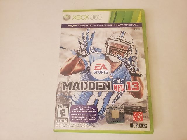 Microsoft Xbox 360 Madden 13 video game