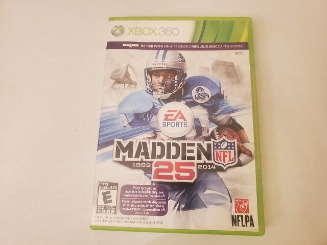 Microsoft Xbox 360 Madden 1989 2014 25 Years video game