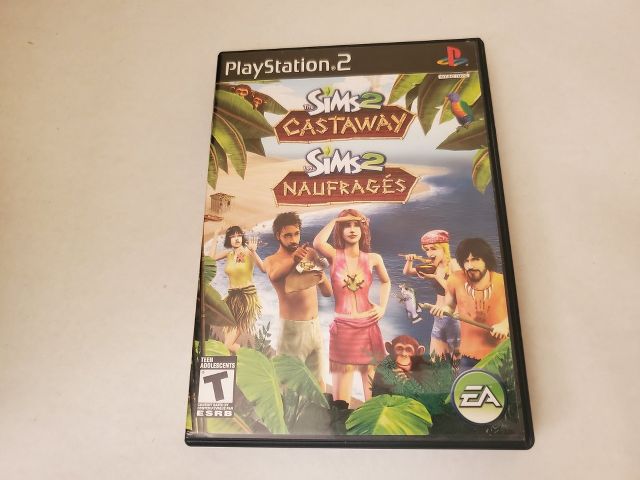 Sony Playstation 2 The Sims 2 Castaway video game