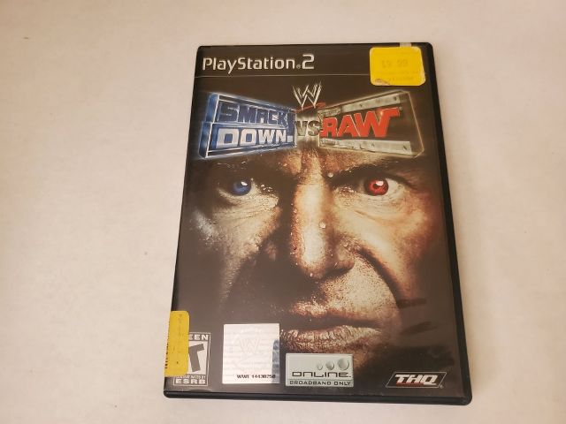 Sony Playstation 2 Smackdown Vs Raw video game