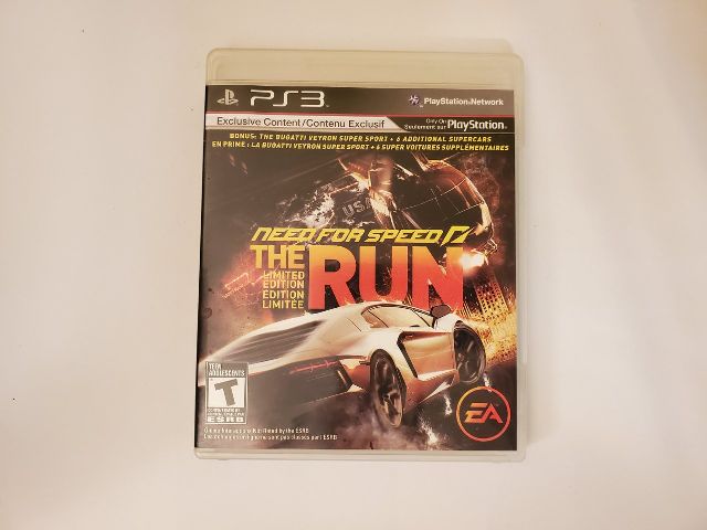 Sony PlayStation 3 Need for Speed The Run Limited Edition video game