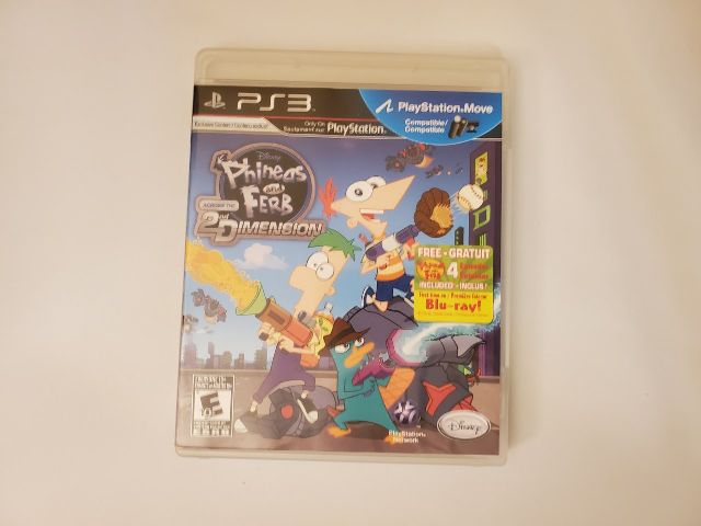 Sony PlayStation 3 Phineas and Ferb: Across the 2nd Dimension video game