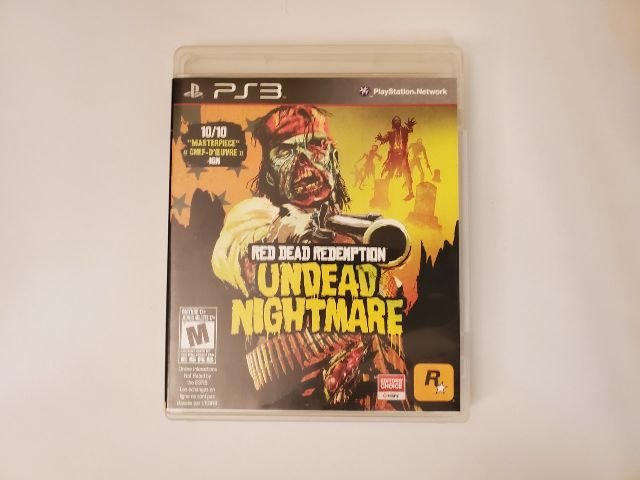 Sony PlayStation 3 Red Dead Redemption Undead Nightmare video game
