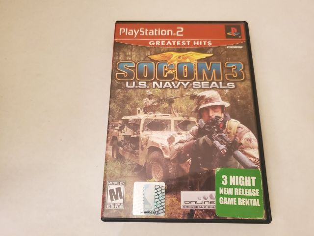 Sony Playstation 2 SOCOM 3 Greatest Hits video game