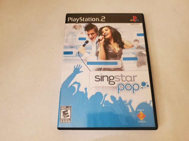 Sony Playstation 2 Singstar Pop video game