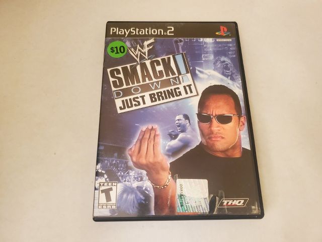 Sony Playstation 2 WF Smack Down Just Bring It video game