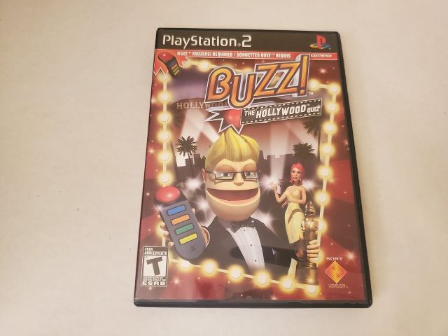 Sony Playstation 2 Buzz! The Hollywood Quiz video game
