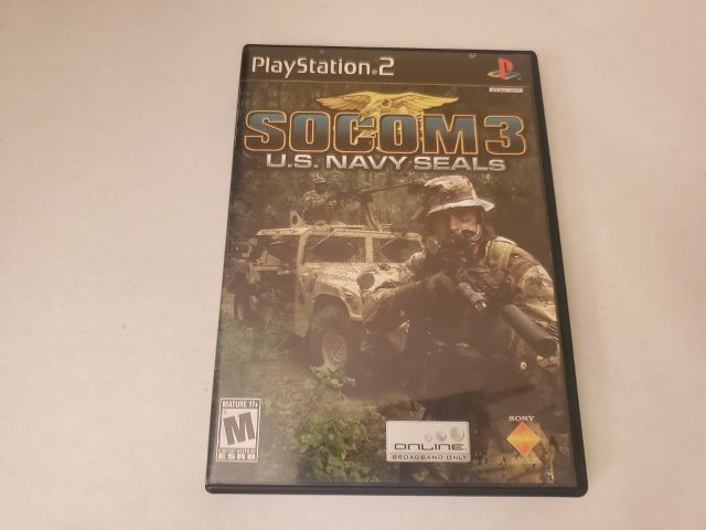 Sony Playstation 2 Socom 3 US Navy Seals video game