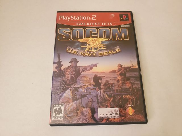Sony Playstation 2 SOCOM US Navy Seals Greatest Hits video game