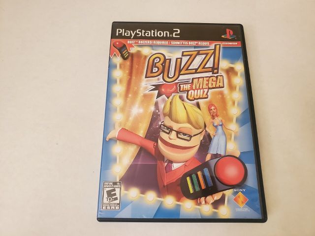 Sony Playstation 2 Buzz! The Mega Quiz video game