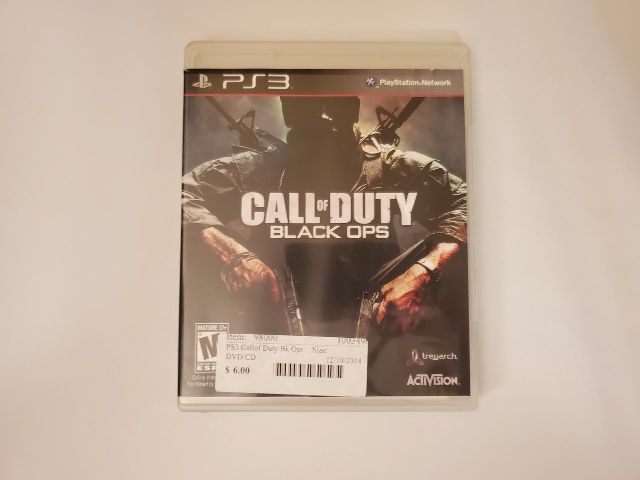 Sony PlayStation 3 Call of Duty Black Ops video game